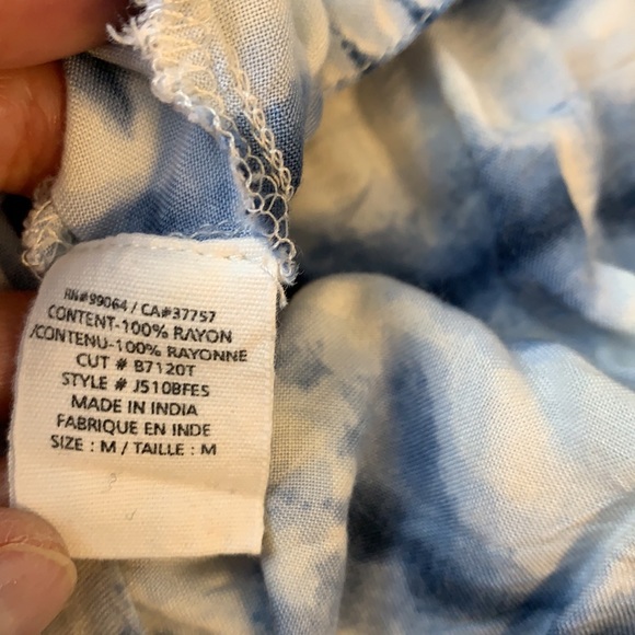 Billabong M halter crop top blue shite - Picture 10 of 12